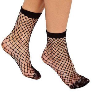 2 pairs of fishnet socks - new in packaging